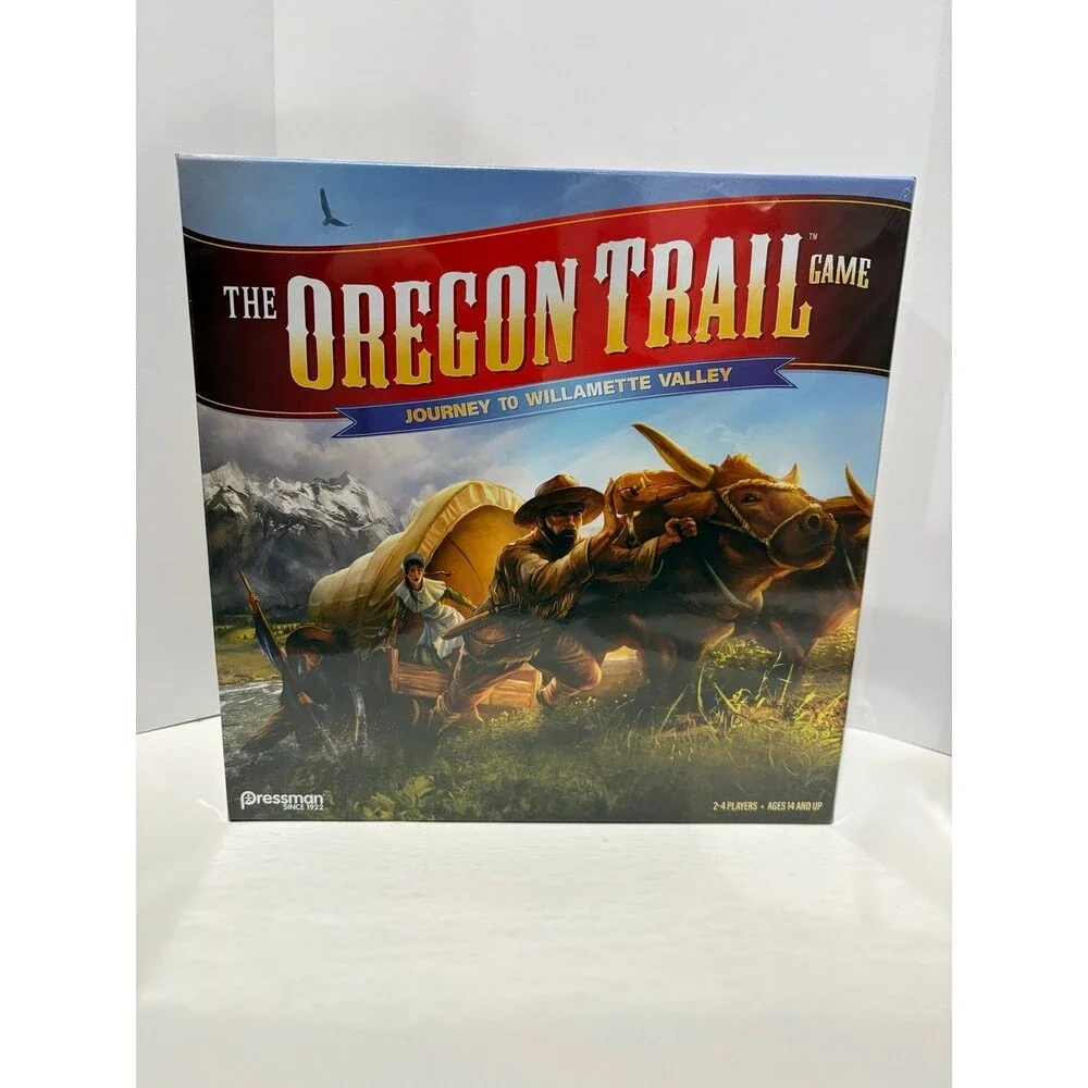 The Oregon Trail: Journey to Willamette Valley Board Game Pressman 2018 Sealed!